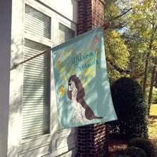 Load image into Gallery viewer, Welcome Friends Brown Springer Spaniel Flag Canvas House Size BB7622CHF