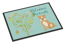 Load image into Gallery viewer, Welcome Friends Brown Staffie Doormat - 24x36 Decorative Floor Mat – Indoor/Outdoor Rug with Artistic Flair BB7624JMAT
