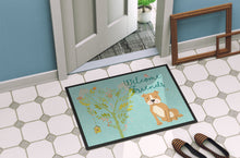 Load image into Gallery viewer, Welcome Friends Brown Staffie Doormat - 18x27 Decorative Floor Mat – Indoor/Outdoor Rug with Artistic Flair BB7624MAT