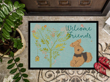 Load image into Gallery viewer, Welcome Friends Airedale Terrier Doormat - 18x27 Decorative Floor Mat – Indoor/Outdoor Rug with Artistic Flair BB7625MAT