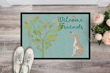 Load image into Gallery viewer, Welcome Friends Whippet Doormat - 18x27 Decorative Floor Mat – Indoor/Outdoor Rug with Artistic Flair BB7626MAT