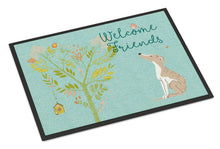 Load image into Gallery viewer, Welcome Friends Whippet Doormat - 18x27 Decorative Floor Mat – Indoor/Outdoor Rug with Artistic Flair BB7626MAT
