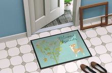 Load image into Gallery viewer, Welcome Friends Brown White Chihuahua Doormat - 24x36 Decorative Floor Mat – Indoor/Outdoor Rug with Artistic Flair BB7628JMAT
