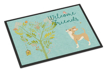 Load image into Gallery viewer, Welcome Friends Brown White Chihuahua Doormat - 18x27 Decorative Floor Mat – Indoor/Outdoor Rug with Artistic Flair BB7628MAT
