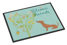 Load image into Gallery viewer, Welcome Friends Red Dachshund Doormat - 18x27 Decorative Floor Mat – Indoor/Outdoor Rug with Artistic Flair BB7631MAT