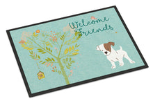Load image into Gallery viewer, Welcome Friends Jack Russell Terrier Puppy Doormat - 18x27 Decorative Floor Mat – Indoor/Outdoor Rug with Artistic Flair BB7637MAT