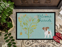 Load image into Gallery viewer, Welcome Friends Jack Russell Terrier Puppy Doormat - 24x36 Decorative Floor Mat – Indoor/Outdoor Rug with Artistic Flair BB7638JMAT