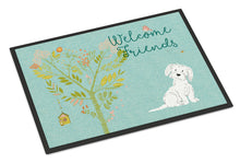 Load image into Gallery viewer, Welcome Friends Maltese Doormat - 18x27 Decorative Floor Mat – Indoor/Outdoor Rug with Artistic Flair BB7639MAT