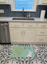Load image into Gallery viewer, Welcome Friends Maltese Machine Washable Memory Foam Mat BB7639RUG