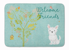Load image into Gallery viewer, Welcome Friends Westie Machine Washable Memory Foam Mat BB7640RUG