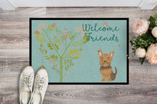 Load image into Gallery viewer, Welcome Friends Yorkie Doormat - 18x27 Decorative Floor Mat – Indoor/Outdoor Rug with Artistic Flair BB7641MAT
