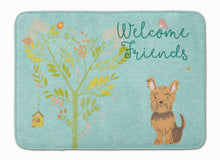 Load image into Gallery viewer, Welcome Friends Yorkie Machine Washable Memory Foam Mat BB7641RUG