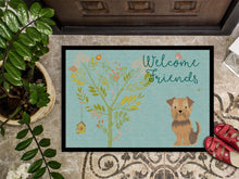 Load image into Gallery viewer, Welcome Friends Yorkie Natural Ears Doormat - 24x36 Decorative Floor Mat – Indoor/Outdoor Rug with Artistic Flair BB7642JMAT