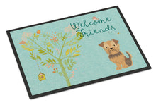 Load image into Gallery viewer, Welcome Friends Yorkie Natural Ears Doormat - 24x36 Decorative Floor Mat – Indoor/Outdoor Rug with Artistic Flair BB7642JMAT