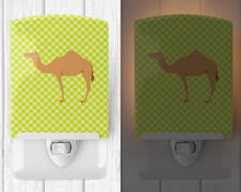 Load image into Gallery viewer, Arabian Camel Dromedary Green Ceramic Night Light BB7643CNL