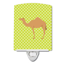 Load image into Gallery viewer, Arabian Camel Dromedary Green Ceramic Night Light BB7643CNL