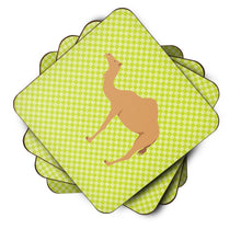 Load image into Gallery viewer, Arabian Camel Dromedary Green Foam Coaster  BB7643FC