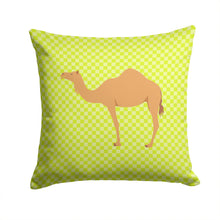 Load image into Gallery viewer, Arabian Camel Dromedary Green Throw Pillow - 14x14 Decorative Pillow – Art for Your Home &amp; Patio BB7643PW1414