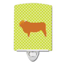 Load image into Gallery viewer, Highland Cow Green Ceramic Night Light BB7646CNL