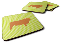 Load image into Gallery viewer, Highland Cow Green Foam Coaster  BB7646FC