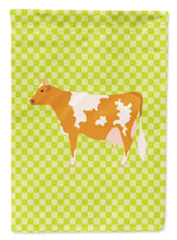 Load image into Gallery viewer, Guernsey Cow Green Garden Flag - Outdoor Decorative Yard Flag