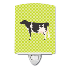 Load image into Gallery viewer, Holstein Cow Green Ceramic Night Light BB7648CNL
