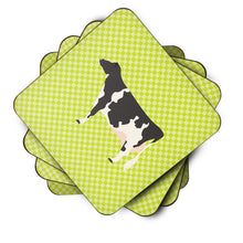 Load image into Gallery viewer, Holstein Cow Green Foam Coaster  BB7648FC
