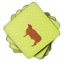 Load image into Gallery viewer, Ankole-Watusu Cow Green Foam Coaster  BB7649FC