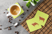 Load image into Gallery viewer, Ankole-Watusu Cow Green Foam Coaster  BB7649FC