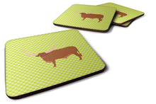 Load image into Gallery viewer, Ankole-Watusu Cow Green Foam Coaster  BB7649FC