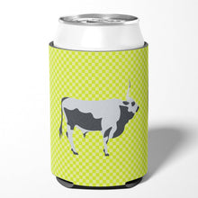 Load image into Gallery viewer, Hungarian Grey Steppe Cow Green Can or Bottle Hugger BB7650CC