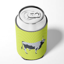 Load image into Gallery viewer, Hungarian Grey Steppe Cow Green Can or Bottle Hugger BB7650CC