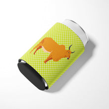 Load image into Gallery viewer, Zebu Indicine Cow Green Can or Bottle Hugger BB7651CC