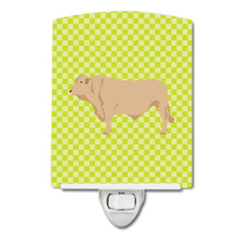 Load image into Gallery viewer, Charolais Cow Green Ceramic Night Light BB7652CNL