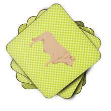 Load image into Gallery viewer, Charolais Cow Green Foam Coaster  BB7652FC