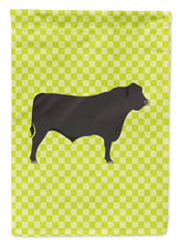 Load image into Gallery viewer, Black Angus Cow Green Garden Flag - Outdoor Decorative Yard Flag