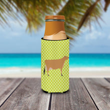Load image into Gallery viewer, Jersey Cow Green   Hugger for slim cans