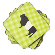 Load image into Gallery viewer, Belted Galloway Cow Green Foam Coaster  BB7657FC