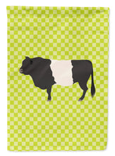 Load image into Gallery viewer, Belted Galloway Cow Green Garden Flag - Outdoor Decorative Yard Flag