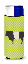 Load image into Gallery viewer, Belted Galloway Cow Green   Hugger for slim cans