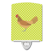 Load image into Gallery viewer, Frisian Friesian Chicken Green Ceramic Night Light BB7658CNL