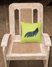 Load image into Gallery viewer, Sumatra Chicken Green Fabric Decorative Pillow BB7659PW1818