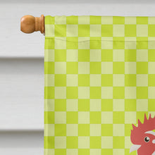 Load image into Gallery viewer, German Langshan Chicken Green Flag Canvas House Size BB7663CHF