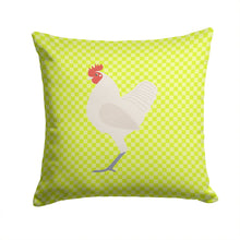 Load image into Gallery viewer, German Langshan Chicken Green Throw Pillow - 14x14 Decorative Pillow – Art for Your Home &amp; Patio BB7663PW1414