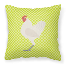 Load image into Gallery viewer, German Langshan Chicken Green Fabric Decorative Pillow BB7663PW1818