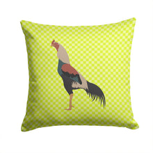 Load image into Gallery viewer, Kulang Chicken Green Throw Pillow - 14x14 Decorative Pillow – Art for Your Home &amp; Patio BB7664PW1414