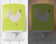 Load image into Gallery viewer, Leghorn Chicken Green Ceramic Night Light BB7666CNL