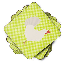 Load image into Gallery viewer, Leghorn Chicken Green Foam Coaster  BB7666FC