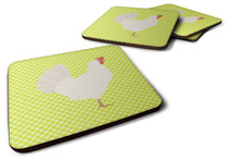 Load image into Gallery viewer, Leghorn Chicken Green Foam Coaster  BB7666FC