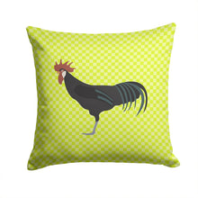 Load image into Gallery viewer, Minorca Ctalalan Chicken Green Throw Pillow - 14x14 Decorative Pillow – Art for Your Home &amp; Patio BB7667PW1414